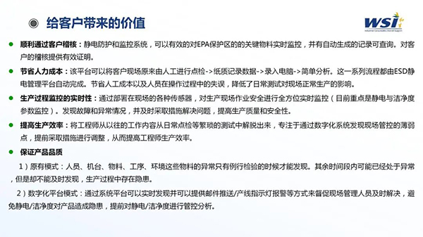 深化合作·共創未來 | WSI與TAA合作靜電與潔凈參數監控平臺相關機電產品！